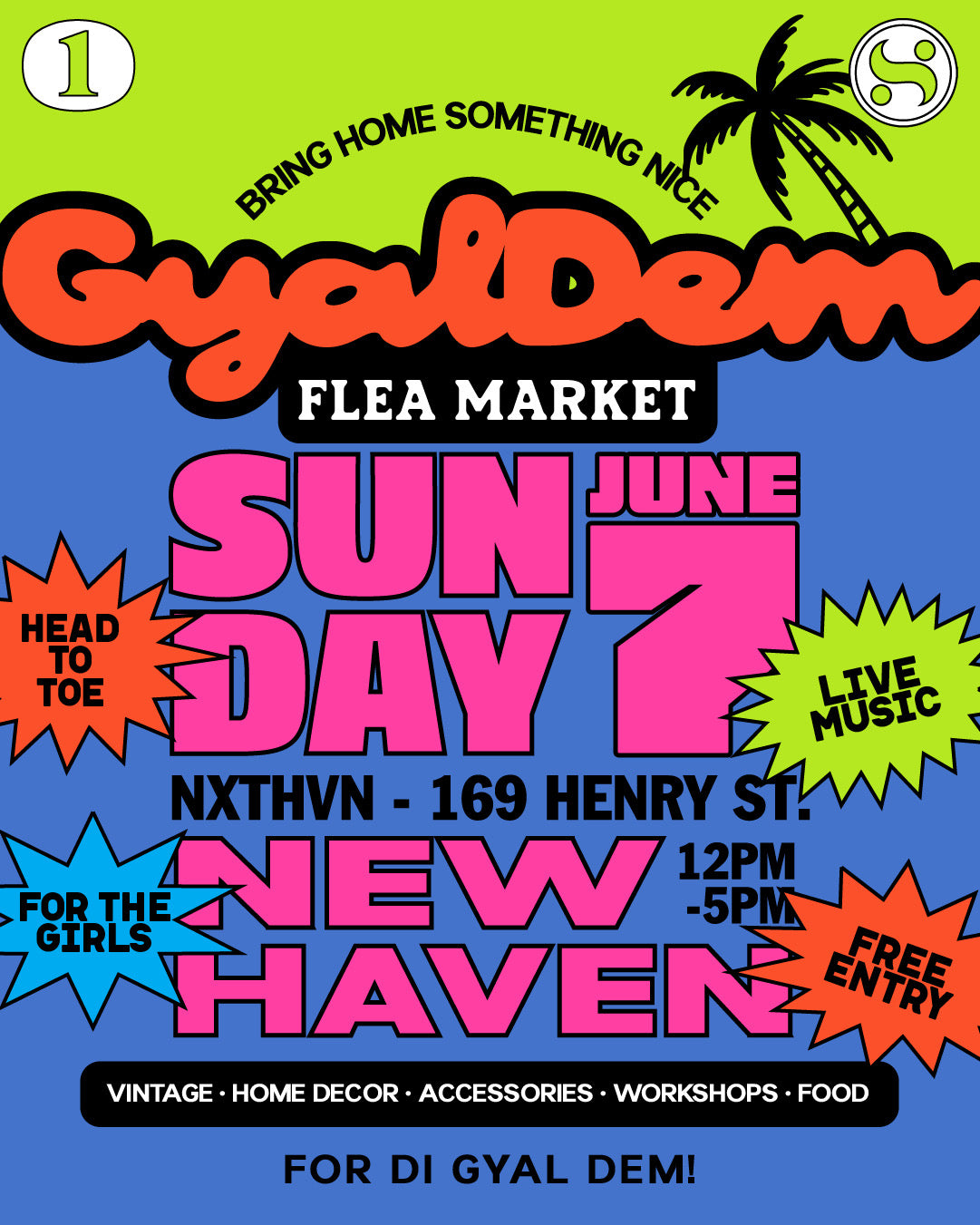Gyal Dem Flea Market Vendor Fee